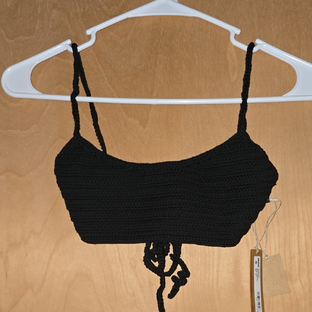 NWT SKIMS Crochet Swim Top - Picture 2 of 6